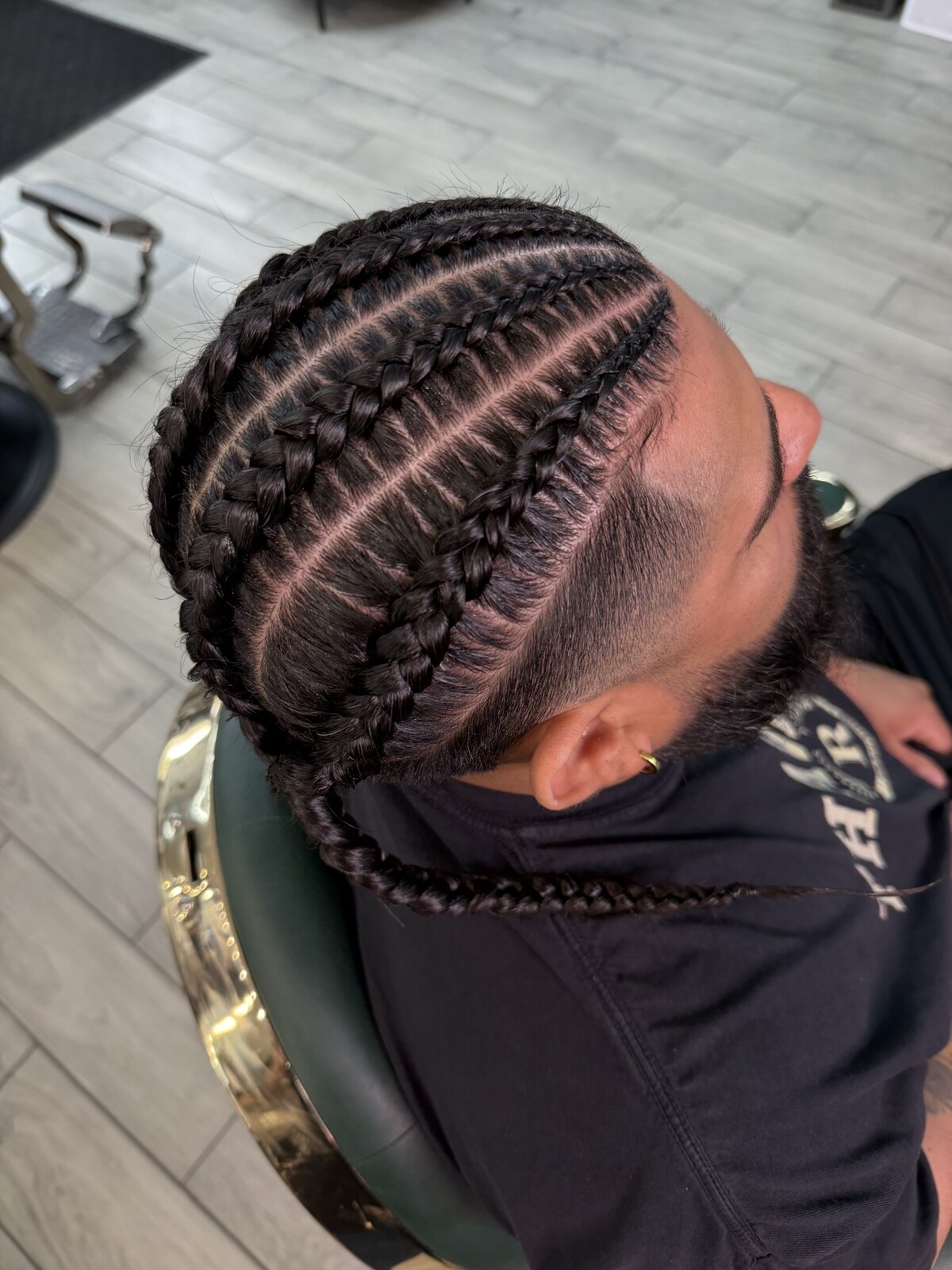 Clean taper fresh out the chair